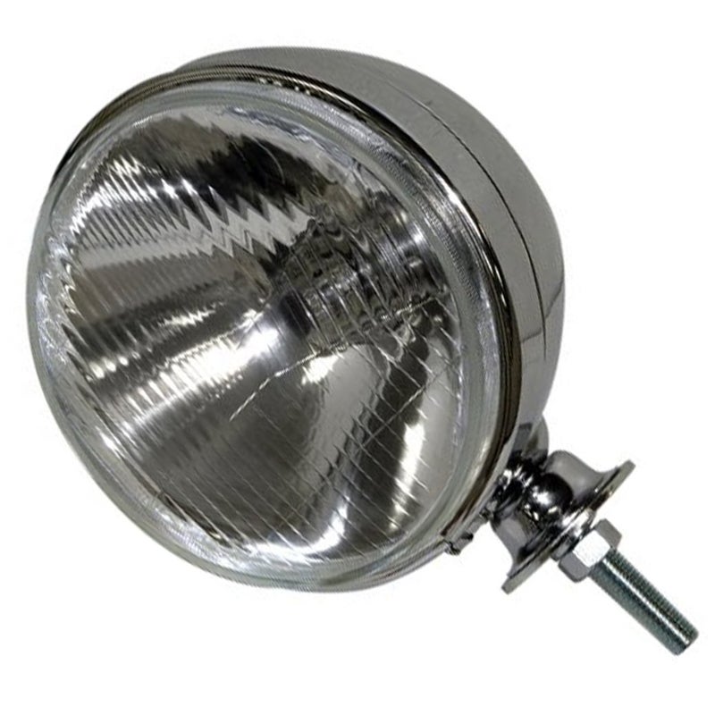 EMPI 7 Chrome Headlight, 60/55 High Low Beam, Sold Each, Compatible with Dune Buggy - Image 1